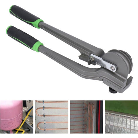 GROOFOO 3 in 1 Tubing Bender 180 Degree 1/4 3/8 1/2 Inch OD Copper Aluminum Tube Bender for HVAC Refrigeration Repair