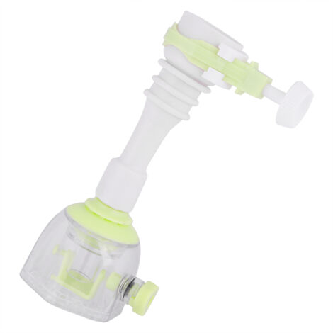 GROOFOO Movable Water Saving Extension Faucet Splash proof Kitchen Valve Spray Green 13cm (1/5)