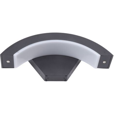 GROOFOO RGBW Outdoor Wall Light IP65 Waterproof Color Changing Smart LED Wall Lights for Outdoor Stairs Step Fence Yard 9W (1/5)