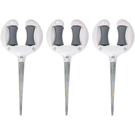 Garden Hose Guide, Nail Top Roller, Soft Water Hose Positioner, Pointed Head, Lawn Hose Guide, Spike Holder (1/5)