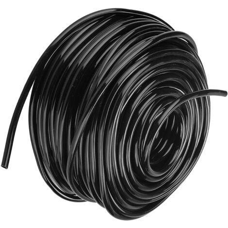 GROOFOO 50m Garden Hose, Drip Irrigation Hose, PVC Drip Micro Irrigation Connection Pipe, for Lawn, Garden, Car, Floor Washing(50m) (1/5)