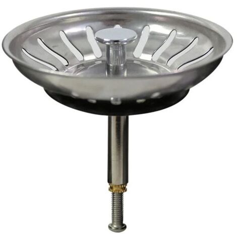 Drainage pipe steel kitchen sink drainage pipe，80mm desktop control filter screen (1/5)