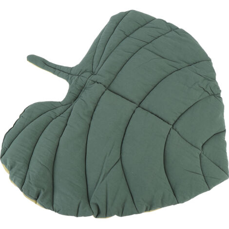 Cat Mat Leaf Shaped Cat Bed Thickened Comfortable Cartoon Cat Pad Soft Warm Pet Blanket for Indoor Dogs,green (1/5)