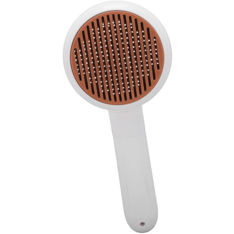 Cat Shedding Brush Cat Nail Grinder 2 in 1 Electric Multifunction Rechargeable Pet Hair Brush for Grooming(brown) (1/5)