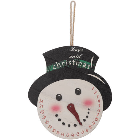 Christmas Day Sign Puppet Man Style 4mm Thickness Lightweight Easy Hanging Poplar Wood Welcome Door Decoration (1/5)