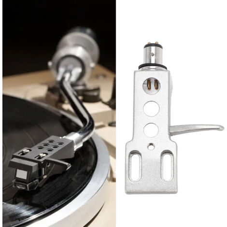 Turntable Shell Phono Headshell with Wires Aluminum Alloy Universal Turntable Head ...