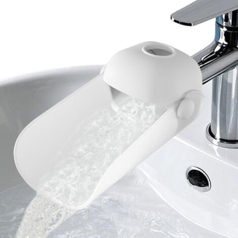 Faucet Extender for Bathroom Sink Faucet Extender for Toddlers Bathroom Sink Kitchen Bathtub (Grey) (1/5)