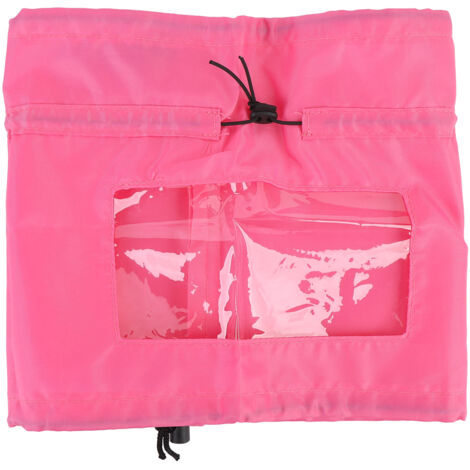 Adjustable Dog Shower Cap Reusable Water Resistant Pet Overhead Ears Protection Bath Cover Rose Red (1/5)