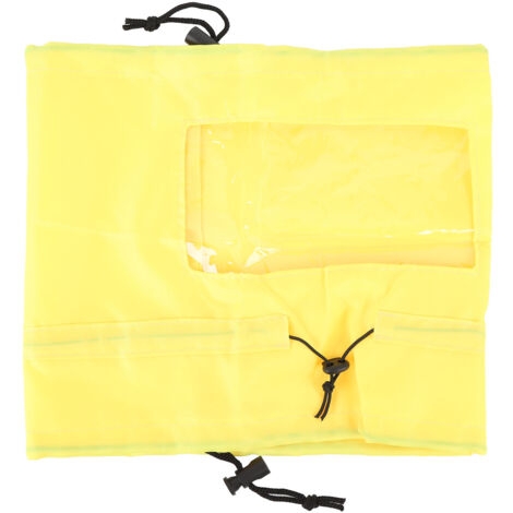 Adjustable Dog Shower Cap Reusable Water Resistant Pet Overhead Ears Protection Bath Cover Yellow (1/5)