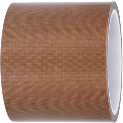 PTFE Coated Fiberglass Tape Low Friction High Temperature Resisting Adhesive Tape for Wood Drawer Cabinet Furniture(10m7.6cm) (1/5)