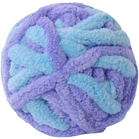 Woolen Yarn Cat Toys Ball Bite Resistant Reduce Boredom Fun Interactive Colorful Kitten Toys Yarn Ball for Pet Supplies,Purple (1/5)