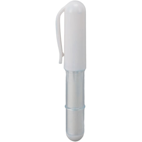 Fabric Chalk Marker Precise Marking Easy to Remove Multipurpose Portable Fabric Chalk Liner Pen for Sewing Quilting Crafting White (1/5)