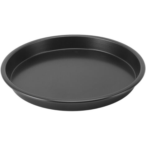 Non Stick Pizza Pan Uniform Heat Transfer Carbon Steel Pizza Tray for Home Kitchen S (1/5)