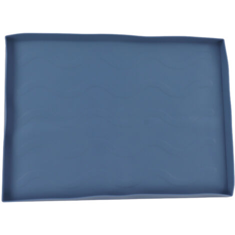 Silicone Protective Mat Cover Heavy Duty Grade Silicone Grill Mat for BBQ Grill Cooking Surface Small Blue(5641cm) (1/5)