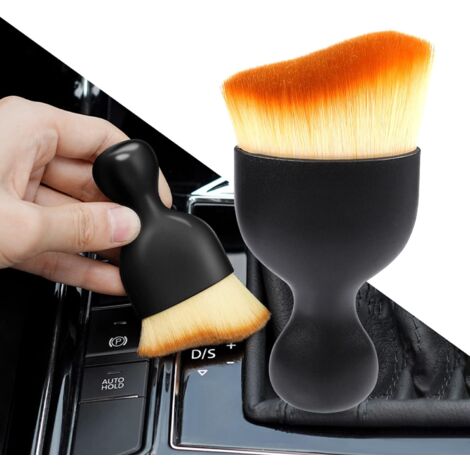 Car Interior Dust Brush, Car Detailing Brush, Soft Bristles Detailing Brush Dusting Tool for Automotive Dashboard, Air Conditioner Vents, Leather, Computer,Scratch Free (1/5)