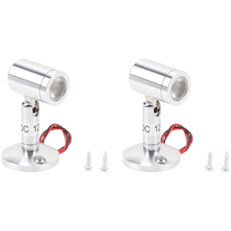 LED Spotlights DC12V Adjustable Angle High Brightness Indoor Uplighting Ceiling Spot Light Accent Lamp for Jewelry Display Case Entrance Natural Light (1/5)