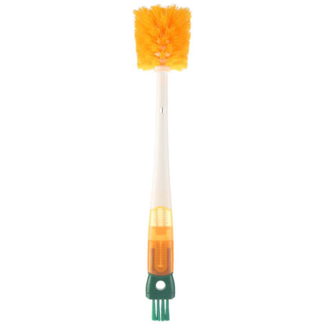 Multifunctional Cup Brush Robust Soft Bristles Non Slip Long Handle Cleaning Brush for Lid Straw (1/5)