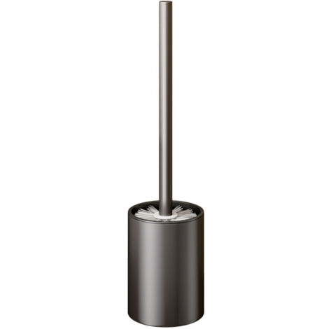 Toilet Brush and Holder Wall Mounted Plastic Drill Free Toilet Bowl Brush with Long Handle for Bathroom Cleaning Accessories (1/5)