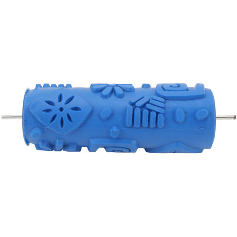 5 Inch Pattern Paint Roller Reusable Rubber Decorative Art Rollers for Wall Decoration Wooden Furniture (1/5)