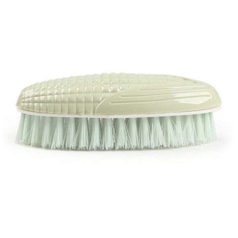 Soft Bristle Clothes Brush Multifunctional Corn Shape Cleaning Brush Household Shoe Washing Brush Green (1/5)