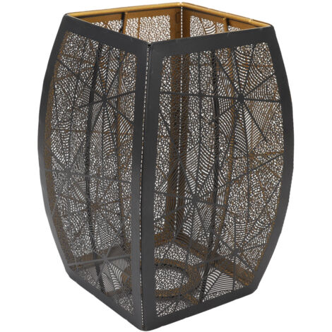 Metal Lamp Shade E26 E27 Iron Spider Web Style Hollow Out Decorative Lampshade Cover for Table Wall Ceiling Lamp (1/5)