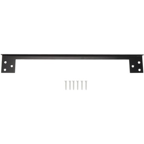 Door Latch Guard Plate Stainless Steel Enhanced Safety L Shaped Door Latch Shield Protector for Door Knob Deadbolt 17.78cm / 7in