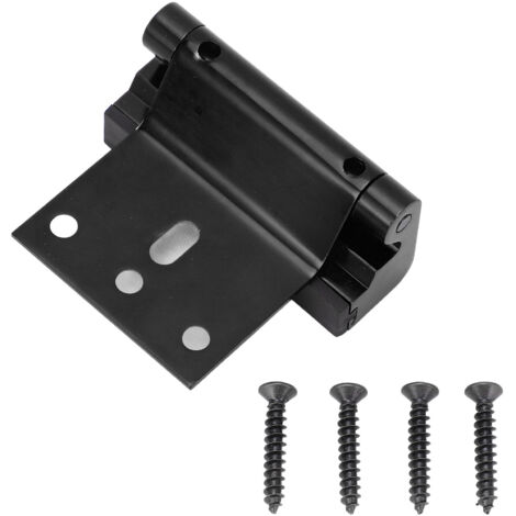Home Security Door Lock Withstand 800lbs Aluminum Alloy Childproof Door Reinforcement Lock for Bedroom Garage Black (1/5)
