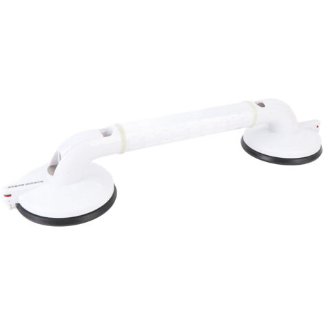 Suction Cup Grab Bar Sturdy Plastic Strong Suction Stable Support Anti Slip No Drill Mounting Bathroom Handle (1/5)