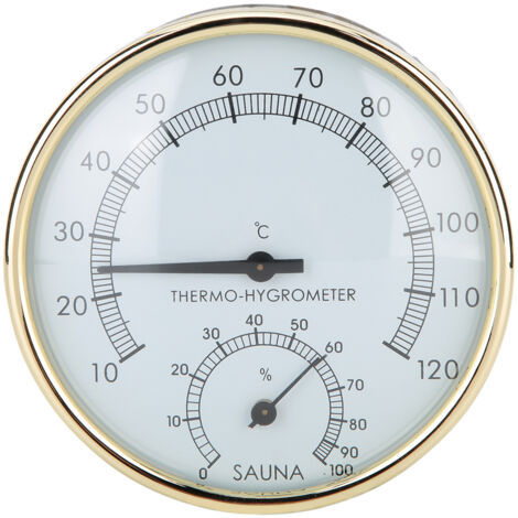 GROOFOO-Sauna Room Digital Thermometer Hygrometer Humidity Temperature Meter (1/5)