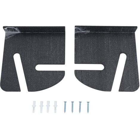 Skateboard Rack Wall Mount Skateboard Display Rack Acrylic Strong Load Bearing Skateboard Wall Hangers for Snowboards Wakeboards Black (1/5)