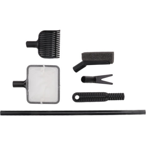 Fish Tank Cleaning Brush 4 in 1 Long Handle Aquarium Cleaning Kit for Mini Glass Tank