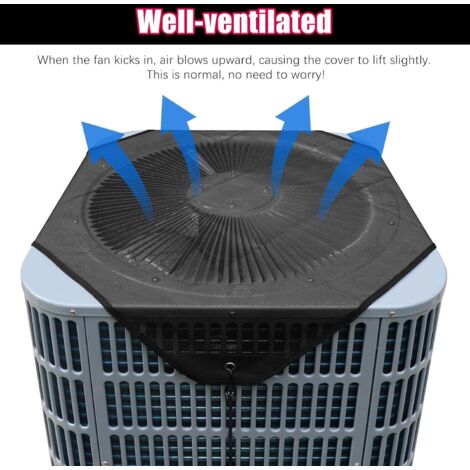 AC Unit Covers Outdoor 36''x36'', Mesh Net Central Air Conditioner ...