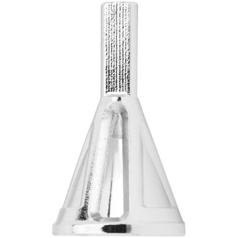 Deburring External Chamfer Tool Bit Die Steel Remove Burr ToolTriangular Shank Silver (1/5)