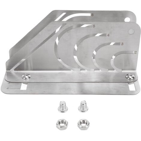 Professional Foam Pipe Cutter Tool Stainless Steel 45 Degree Foam Pipe Insulation Cutting Fixture for Homes Industries S (1/5)