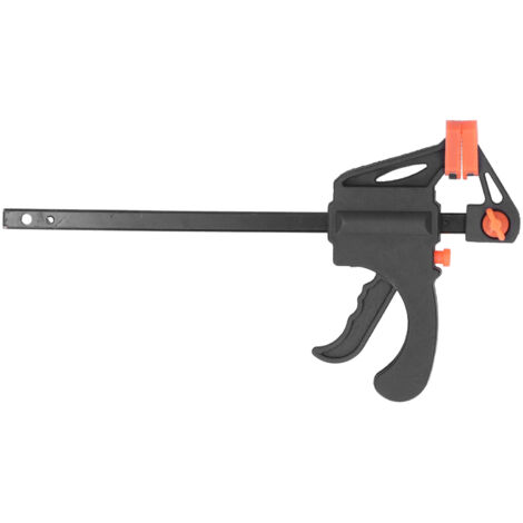 Ratchet Bar Clamp ABS Iron Squeeze F Woodworking Clamps Clip for Furniture Manufacturing4in 10KG Clamping Force (1/5)