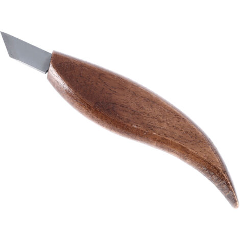 Wood Carving Knife Stainless Steel Blade Walnut Handle Whittling Knife Ergonomic Wood Carving Tool
