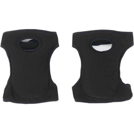 1 Pair Adjustable Knee Pads Multifunctional Waterproof Gardening Kneeling Pad for Household Work Baby Bath Black (1/5)