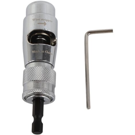 Electric Drill Wire Stripper Rotating Peeling Twisting Tool Aluminum Alloy Cable Stripper (1/5)