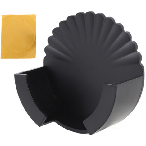 Coffee Portafilter Wall Mount Rack ABS Plastic Adhesive Portafilter Wall Holder For 58mm 51mm Coffee Portafilter Black (1/5)