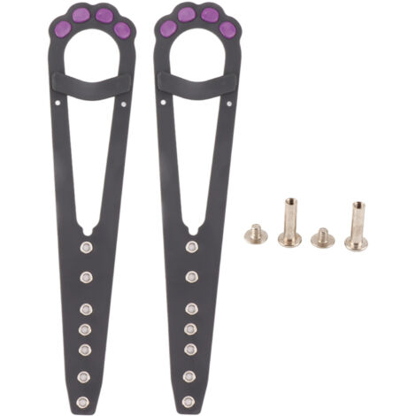 2pcs Cat Door Holder Latch Adjustable Cat Door Holder Latch Cat Door Stopper Keep Dogs Out Black (1/5)