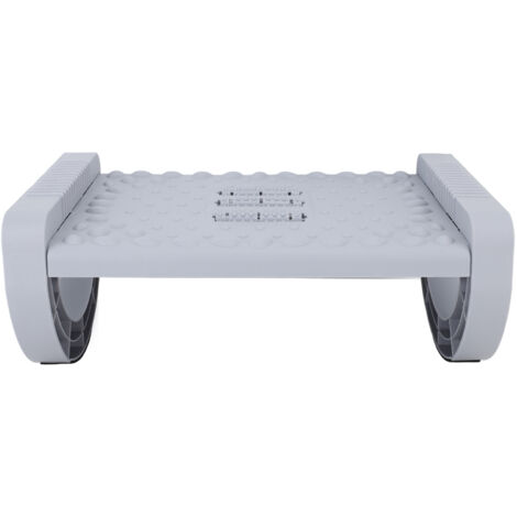 Foot Rest for Under Desk Relieve Fatigue Improve Work Efficiency Rocking Foot Stool with Roller Message for Office Desk Gray (1/5)