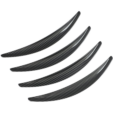 4PCS Wheel Fender Flares Smooth Surface Scratch Resistant Replacement For Tesla Model 3 2017‑2022 High Gloss Carbon Fiber Style (1/5)