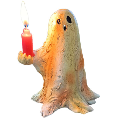 Ghost Figure Decor Resin Statue Ornament Horror Festival Sculpture for Indoor Outdoor Courtyard Garden Type 2 (1/5)
