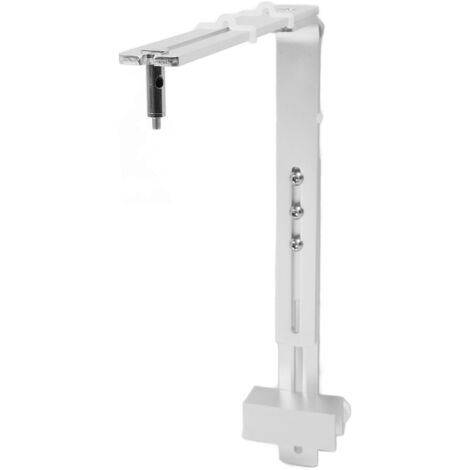 Fish Tank Light Stand Aluminum Alloy Adjustable Height High Stability Reptile Lamp Stand for Aquariums Silver(Thickness 5mm) (1/5)