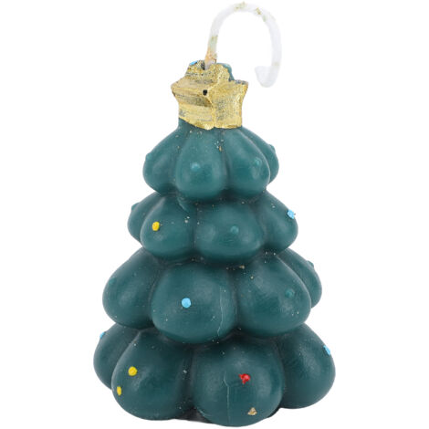 Soy Wax Xmas Tree Shape Candle Winter Festive Party Decoration Aromatherapy Candle for Xmas (1/5)