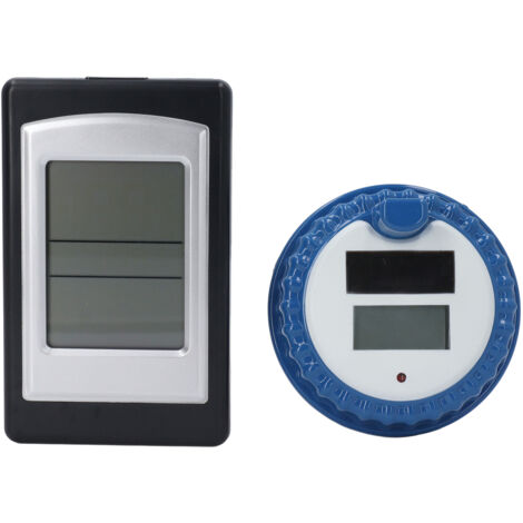 Pool Thermometer IPX8 Waterproof Solar Powered Wireless Floating Pool Water Temperature Gauge for Hot Tub Pond Aquarium (1/5)