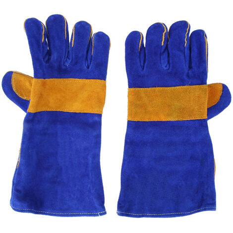 High Temperature Resistant Cowhide Welding Work Gloves for Gardening Maintenance Warehouse