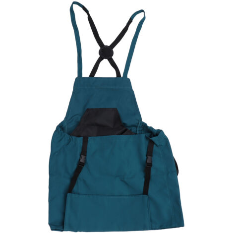 Harvest Bag Fruit Picking Apron Large Capacity Oxford Cloth Quick Release Garden Pouch for Orchard Garden Farm Blue Green (1/5)