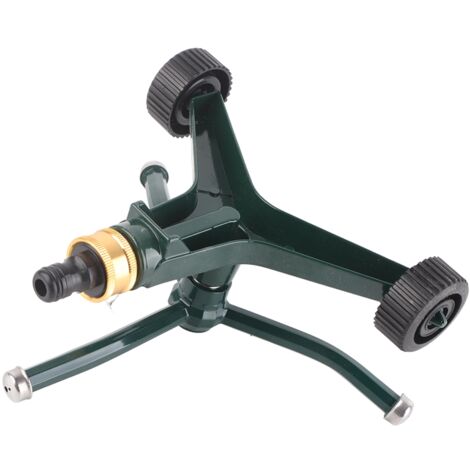 Metal Three Arm Sprinkler with G3/4 Connector Rustproof 360° Rotating Irrigate Lawn Sprinkler (1/5)