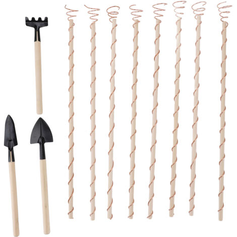 Electroculture Plant Stakes Professional Copper Coil Antennas Garden Stakes for Growing Garden Plants and Vegetables (1/5)